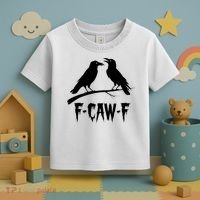 Black Crow, F-Caw-F Funny Black Bird Lover Toddler T-Shirt thumb 3