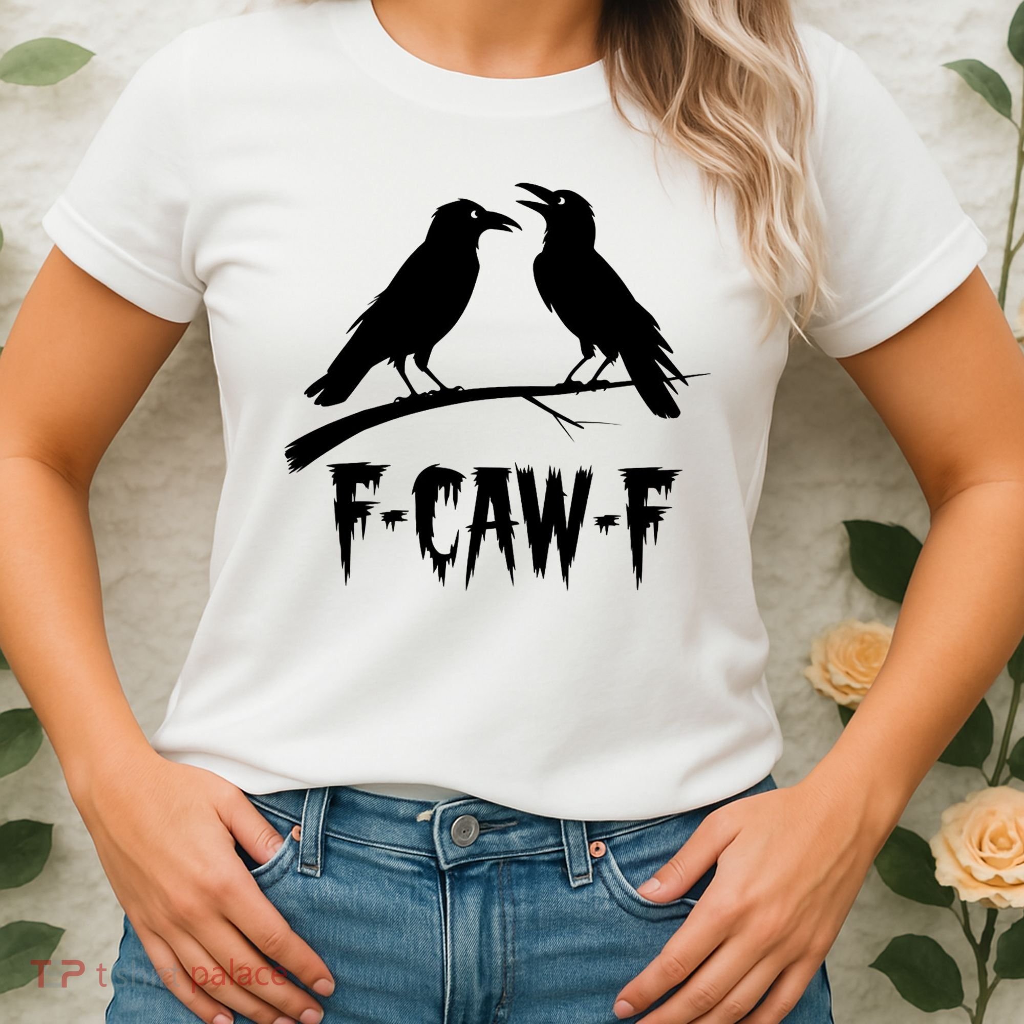 Black Crow, F-Caw-F Funny Black Bird Lover Women's T-Shirt