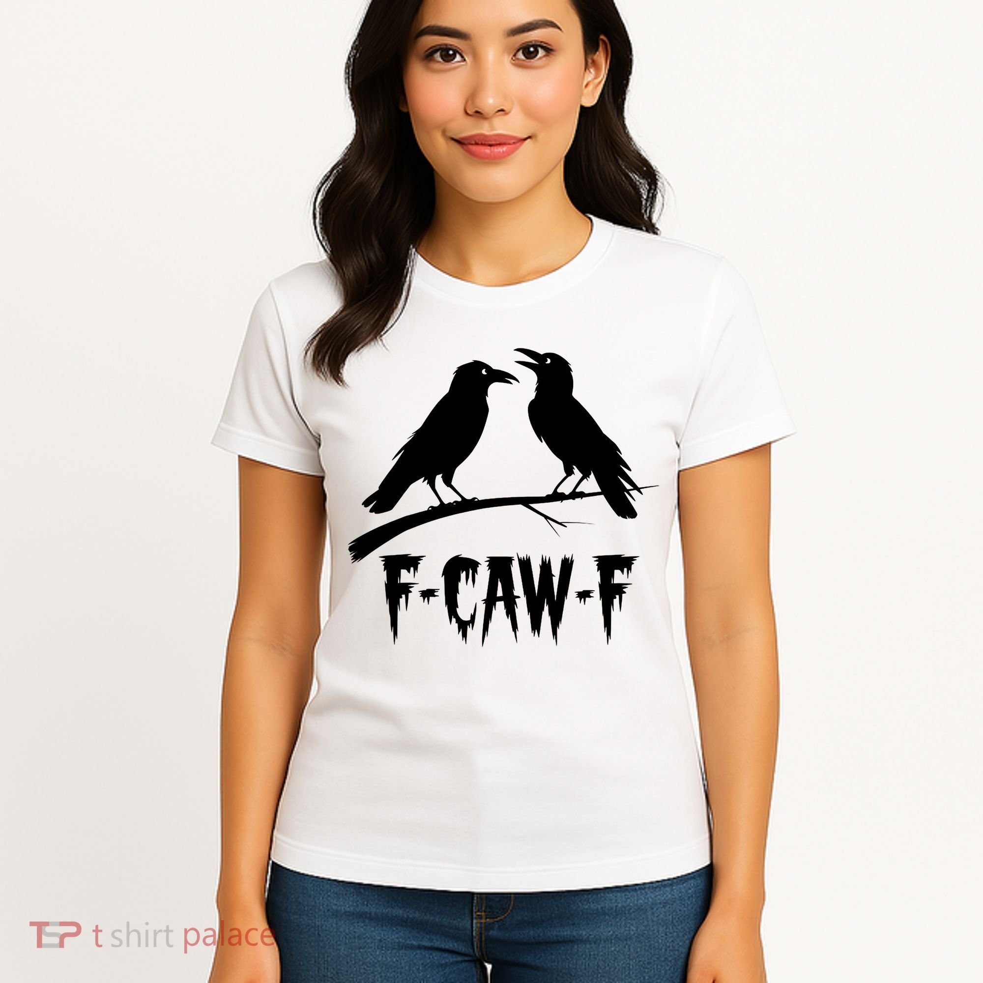 Black Crow, F-Caw-F Funny Black Bird Lover Women's T-Shirt