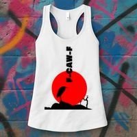 Black Crow F-Caw-F, Black Bird Humor, Funny Sayings Women's Tank Top thumb 3