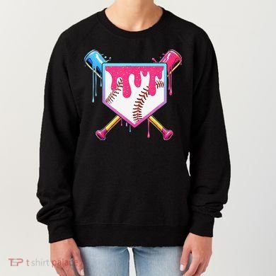 Baseball Cute For Ice Cream Cute Baseball Gift Women's Sweatshirt