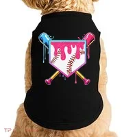 Baseball Cute For Ice Cream Cute Baseball Gift Doggie Tank thumb 0