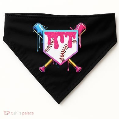 Baseball Cute For Ice Cream Cute Baseball Gift USA-Made Doggie Bandana