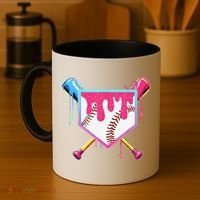 Baseball Cute For Ice Cream Cute Baseball Gift Coffee Mug thumb 4
