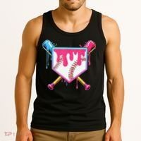Baseball Cute For Ice Cream Cute Baseball Gift Tank Top thumb 3