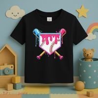 Baseball Cute For Ice Cream Cute Baseball Gift Toddler T-Shirt thumb 3