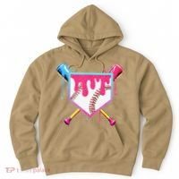 Baseball Cute For Ice Cream Cute Baseball Gift Hoodie thumb 0