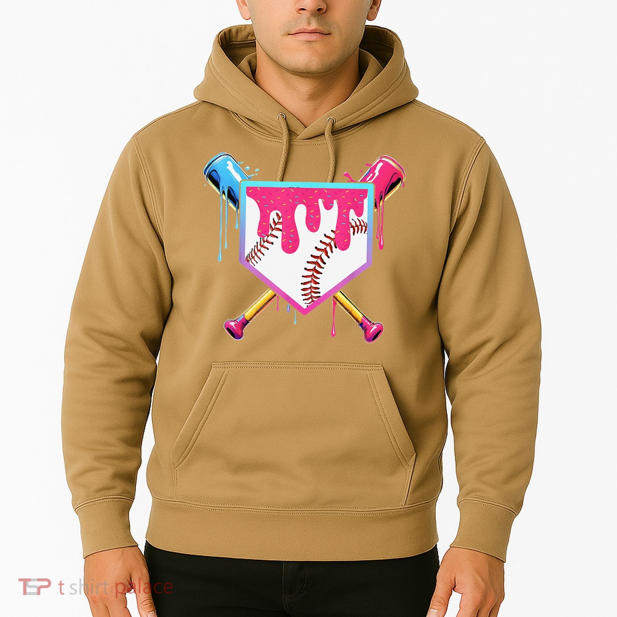 Baseball Cute For Ice Cream Cute Baseball Gift Hoodie