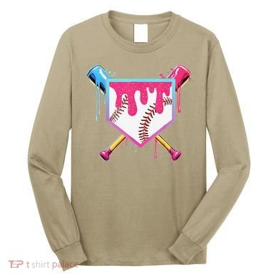 Baseball Cute For Ice Cream Cute Baseball Gift Long Sleeve Shirt