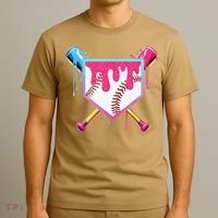Baseball Cute For Ice Cream Cute Baseball Gift T-Shirt thumb 3