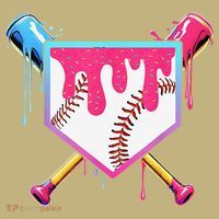 Baseball Cute For Ice Cream Cute Baseball Gift Polo thumb 2