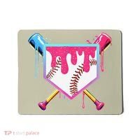 Baseball Cute For Ice Cream Cute Baseball Gift Mousepad thumb 0