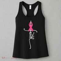 Breast Cancer Faith Breast Cancer Awareness Breast Cancer Women's Tank Top thumb 3