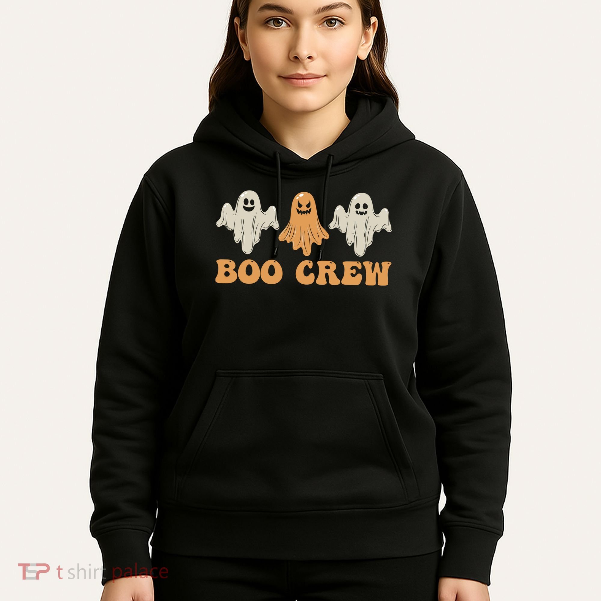 Boo Crew Ghost Halloween Day Hoodie