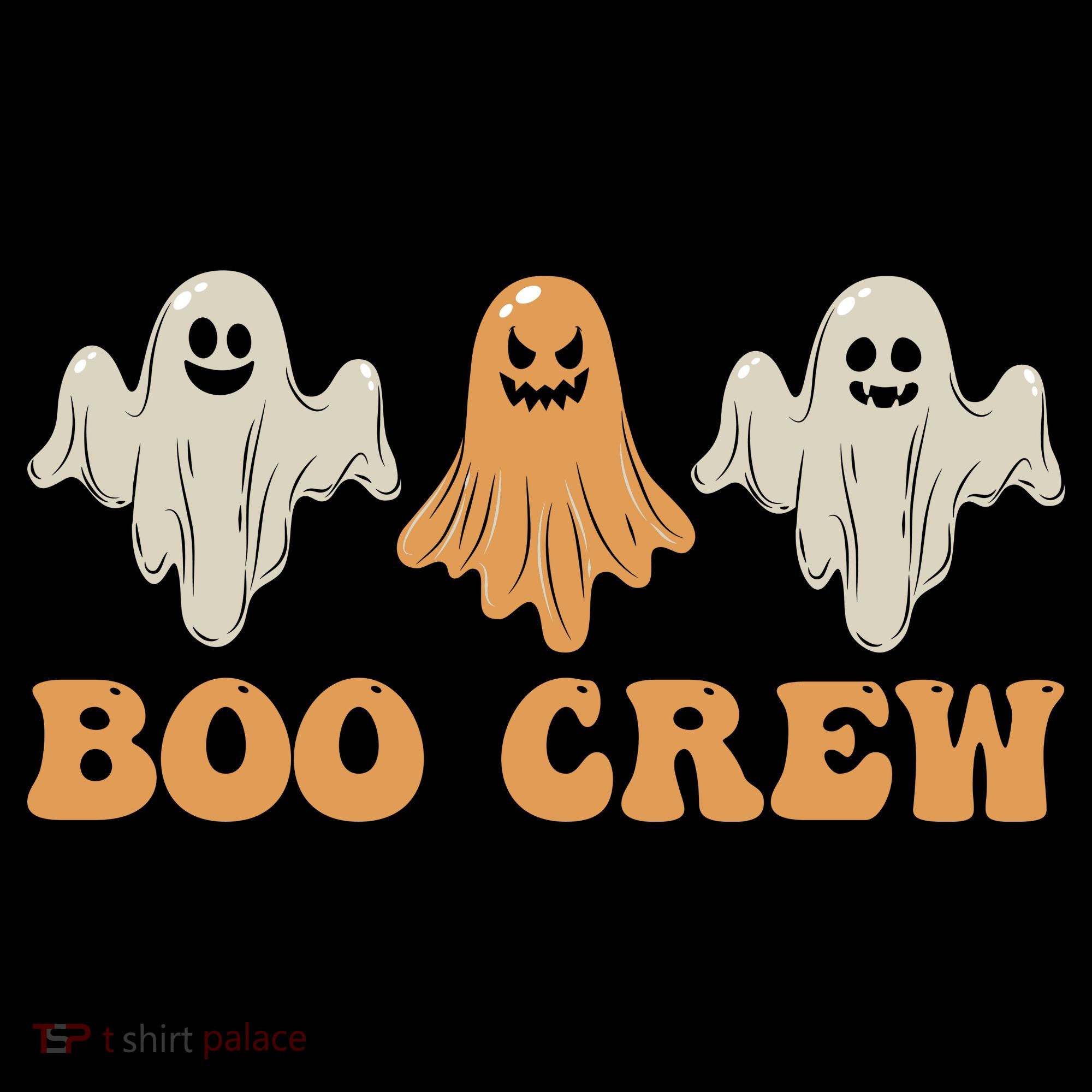 Boo Crew Ghost Halloween Day Hoodie
