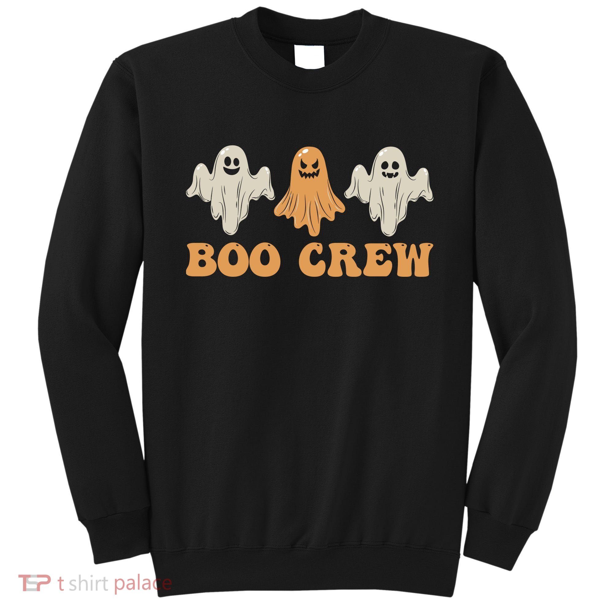 Boo Crew Ghost Halloween Day Sweatshirt