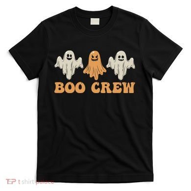 Boo Crew Ghost Halloween Day T-Shirt