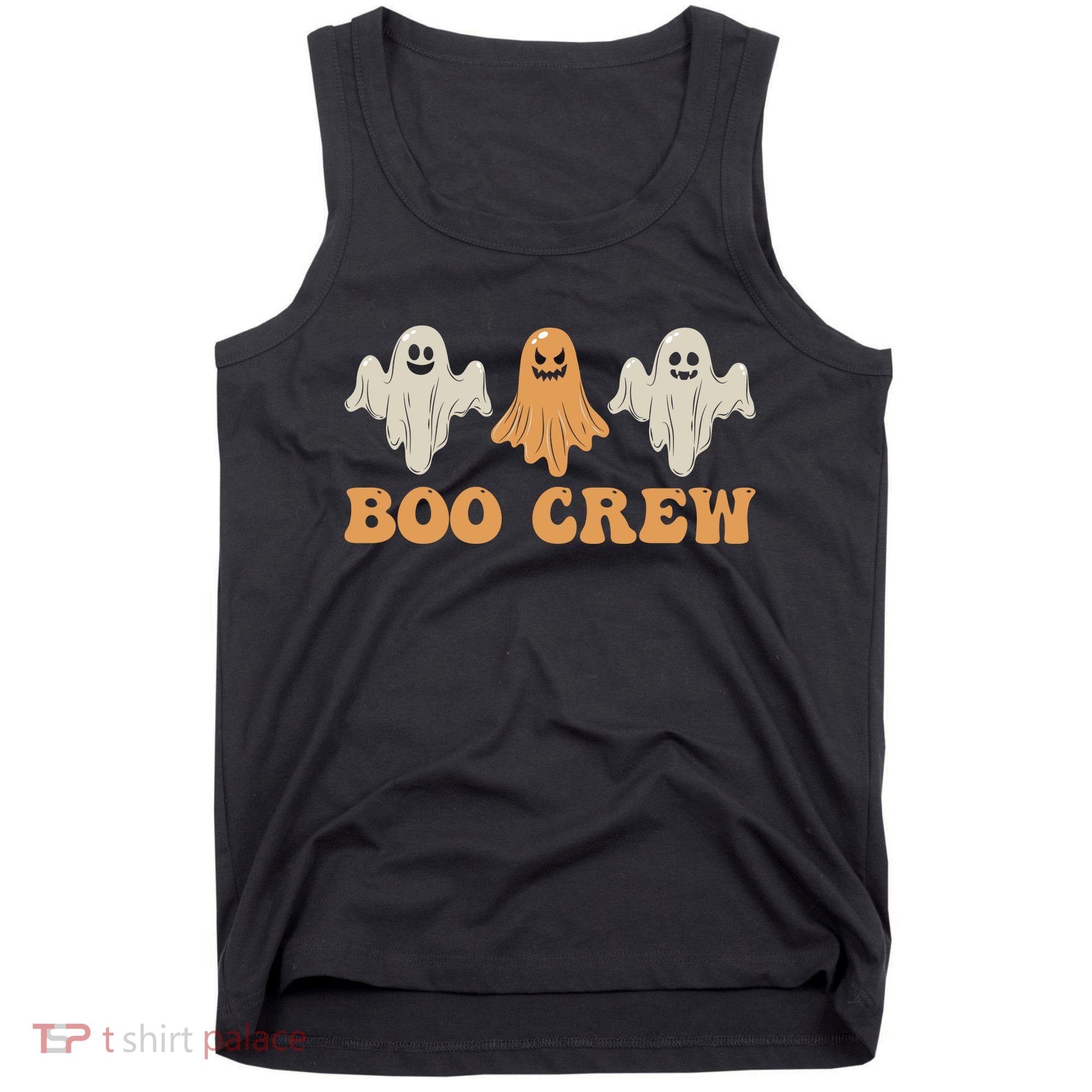 Boo Crew Ghost Halloween Day Tank Top