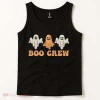 Boo Crew Ghost Halloween Day Tank Top thumb 2