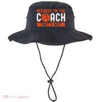 Basketball Coach Game Because I'm The Coach That's Why Bucket Hat thumb 0