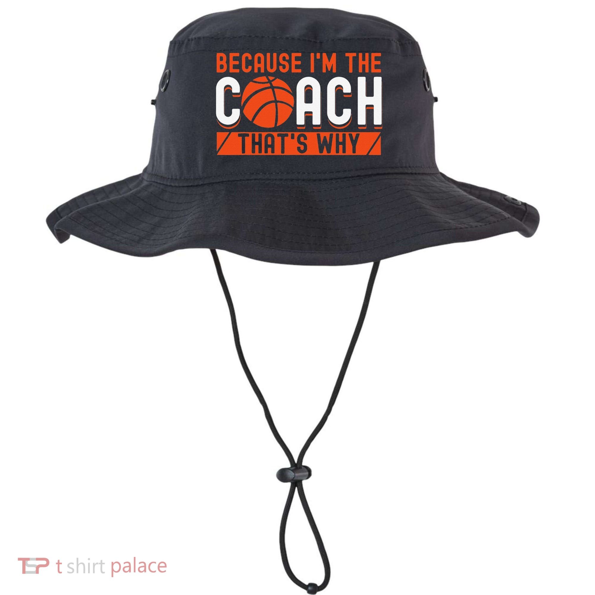 Basketball Coach Game Because I'm The Coach That's Why Bucket Hat