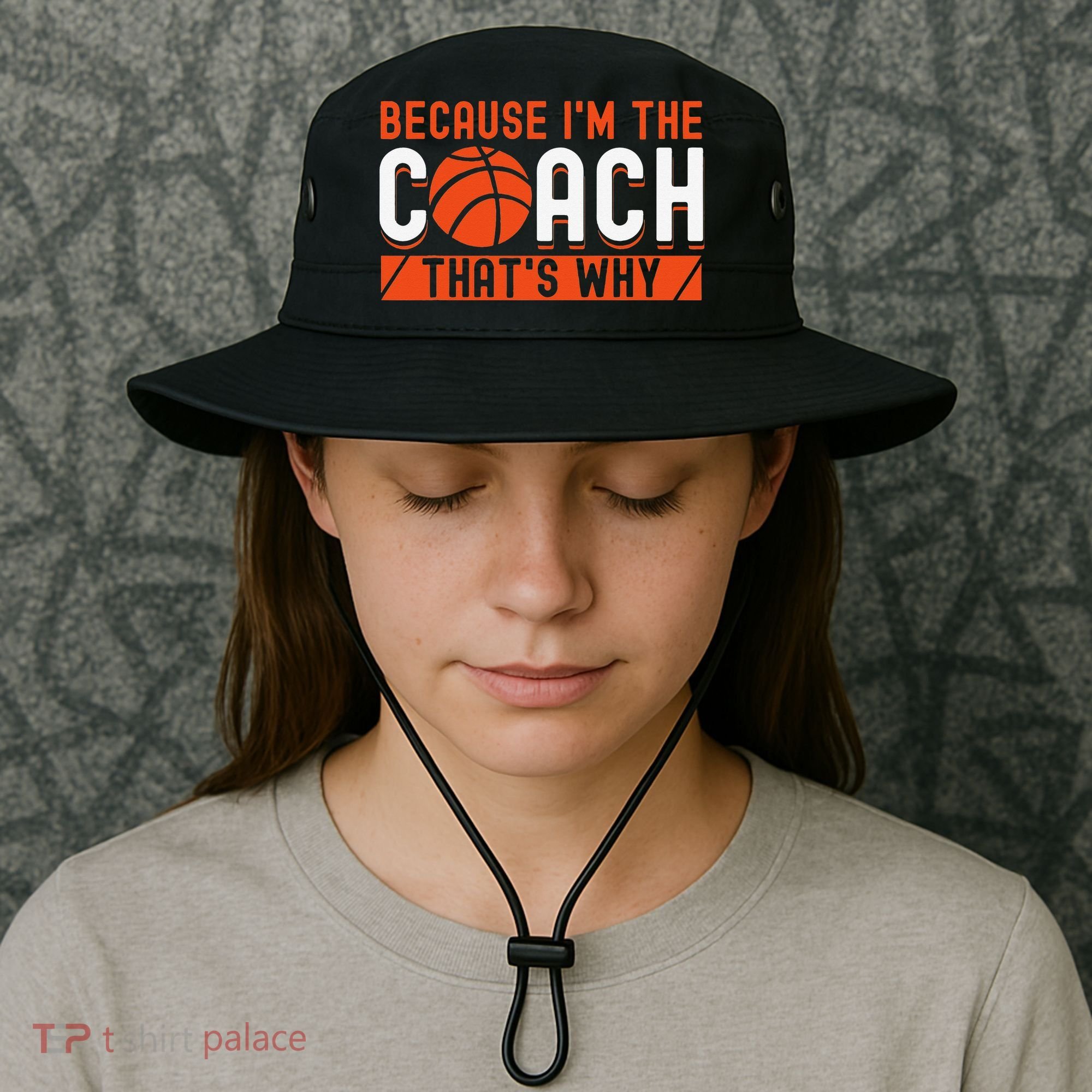 Basketball Coach Game Because I'm The Coach That's Why Bucket Hat