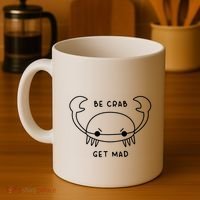Be Crab Get Mad Coffee Mug thumb 4
