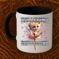 Ballerina Cappuccino Gift Coffee Mug thumb 2