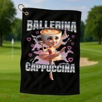 Ballerina Cappuccino Gift Golf Towel thumb 1
