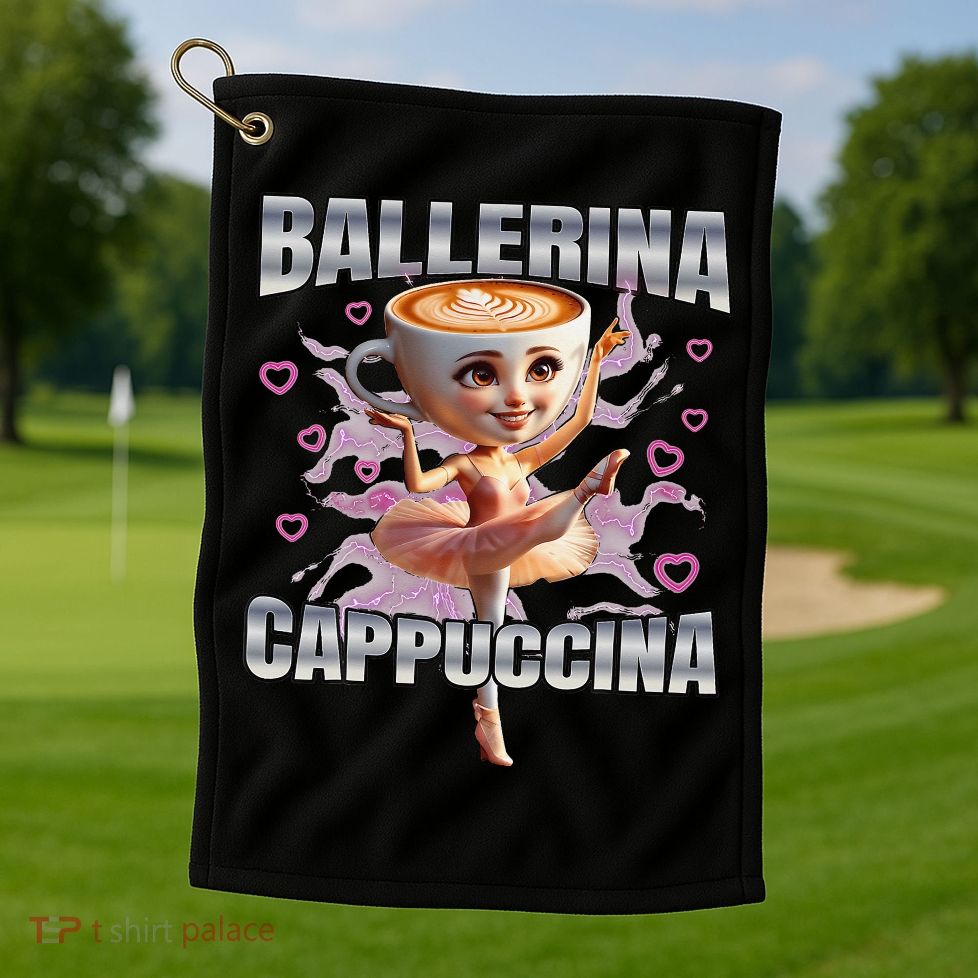 Ballerina Cappuccino Gift Golf Towel