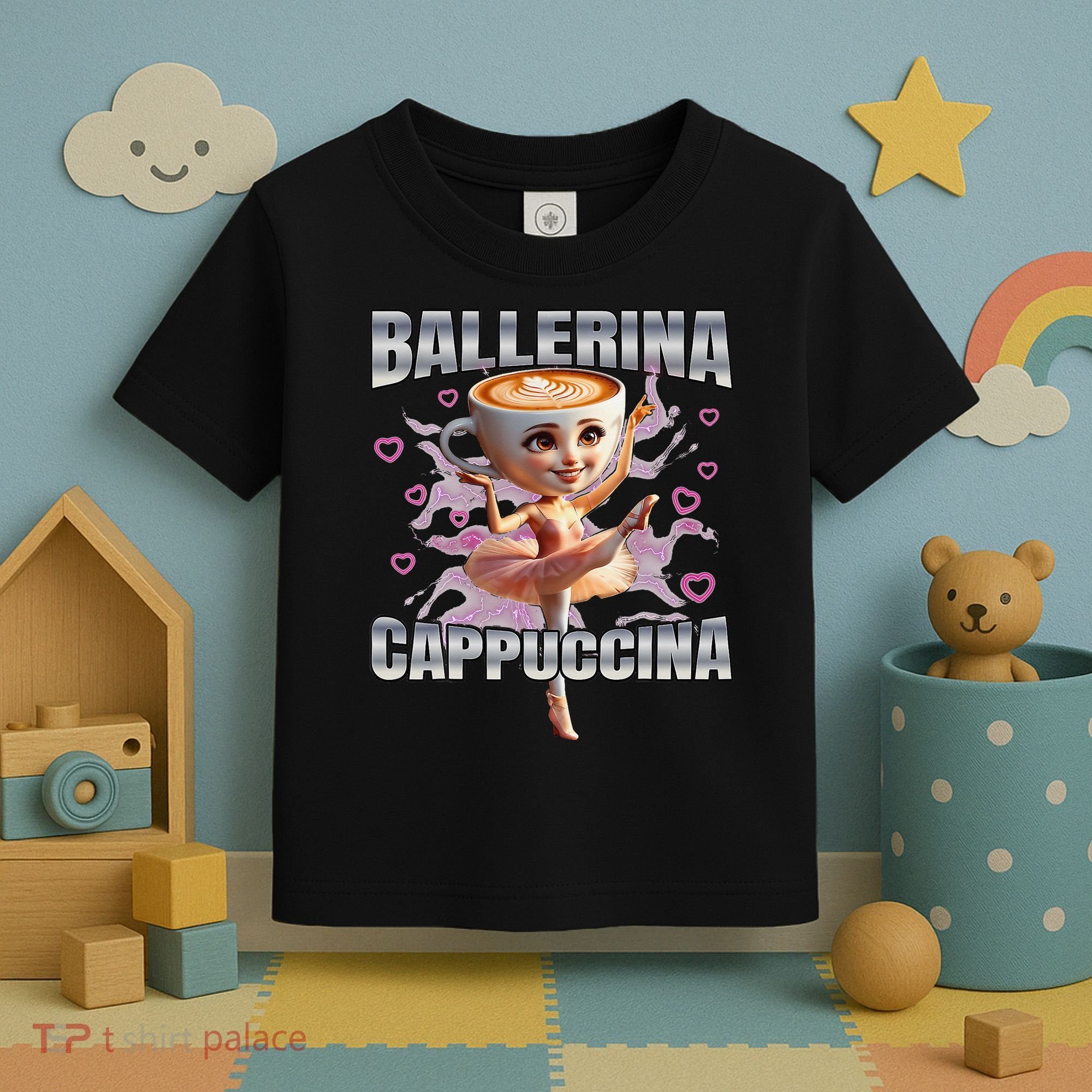 Ballerina Cappuccino Gift Toddler T-Shirt