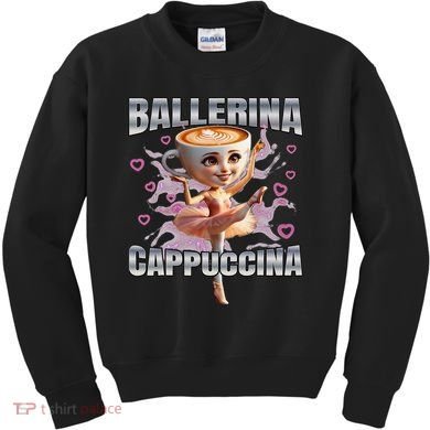 Ballerina Cappuccino Gift Kids Sweatshirt