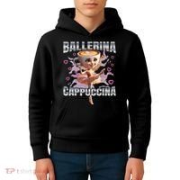 Ballerina Cappuccino Gift Kids Hoodie thumb 4