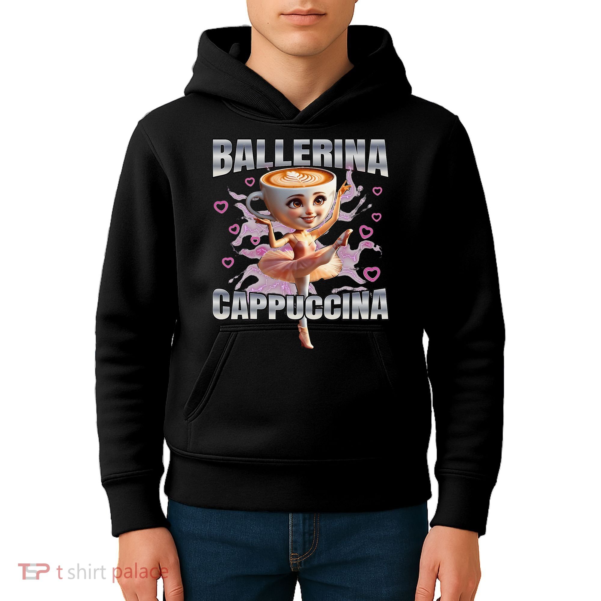 Ballerina Cappuccino Gift Kids Hoodie