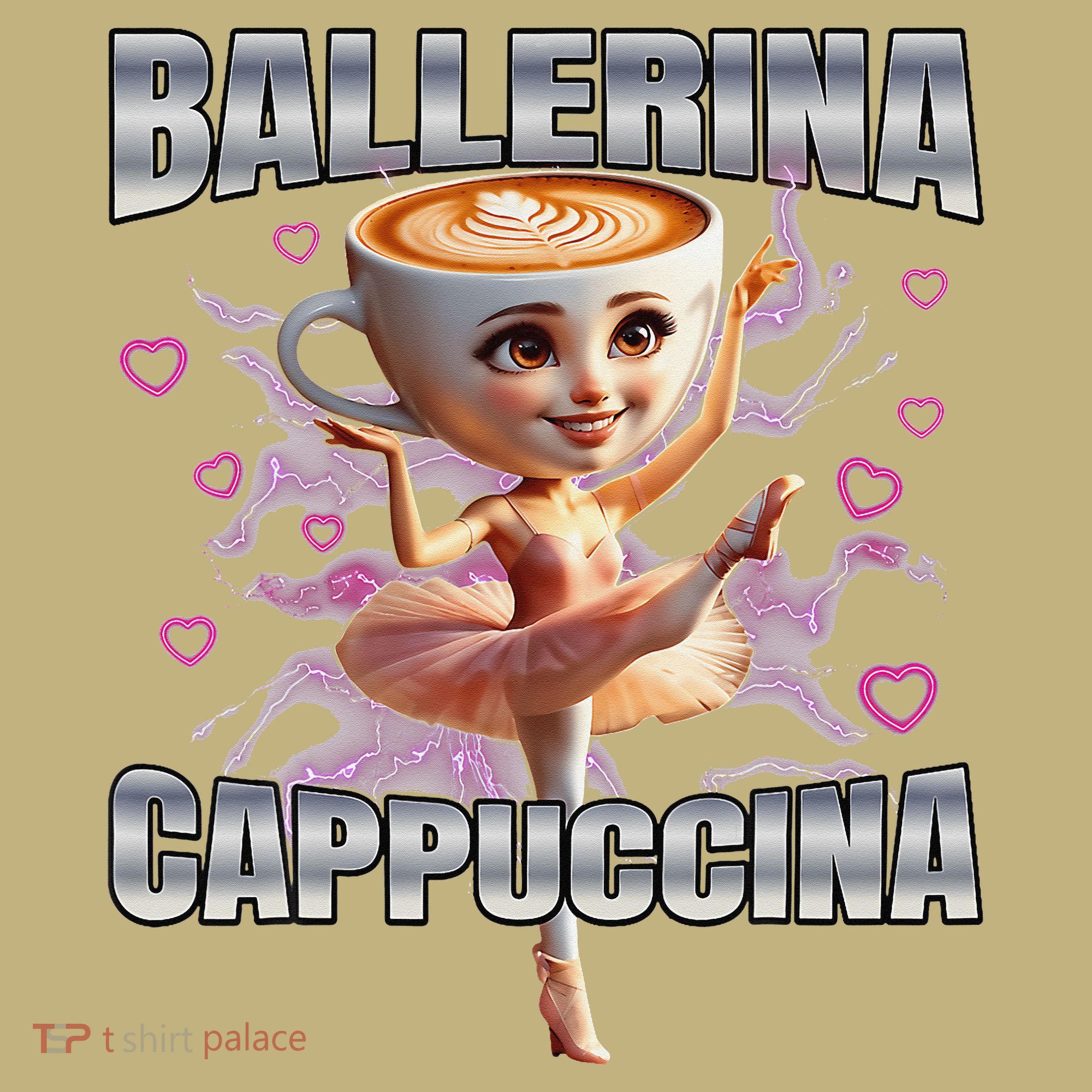 Ballerina Cappuccino Gift Kids T-Shirt