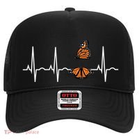 Butterfly Cute Gift Monarch Butterflies Heartbeat Gift Hat thumb 0
