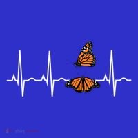 Butterfly Cute Gift Monarch Butterflies Heartbeat Gift Visor thumb 3
