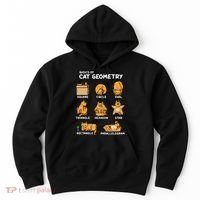 Basic Cat Geometry Cute Cat Cat Lover Cat Owner math school Hoodie thumb 0