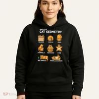 Basic Cat Geometry Cute Cat Cat Lover Cat Owner math school Hoodie thumb 5