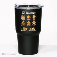 Basic Cat Geometry Cute Cat Cat Lover Cat Owner math school Tumbler thumb 0