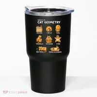 Basic Cat Geometry Cute Cat Cat Lover Cat Owner math school Tumbler thumb 0