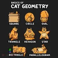 Basic Cat Geometry Cute Cat Cat Lover Cat Owner math school Tumbler thumb 3