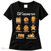 Basic Cat Geometry Cute Cat Cat Lover Cat Owner math school Women's T-Shirt thumb 0