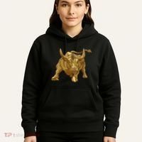 Bitcoin Crypto Golden Bull Btc Graphic Hoodie thumb 5
