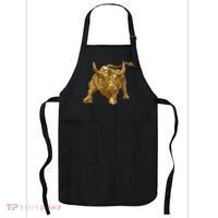 Bitcoin Crypto Golden Bull Btc Graphic Apron thumb 0