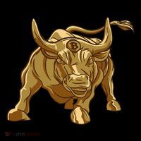 Bitcoin Crypto Golden Bull Btc Graphic Women's Hoodie thumb 2