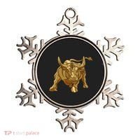 Bitcoin Crypto Golden Bull Btc Graphic Ornament thumb 0