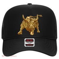 Bitcoin Crypto Golden Bull Btc Graphic Hat thumb 0