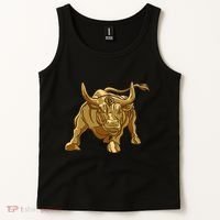 Bitcoin Crypto Golden Bull Btc Graphic Tank Top thumb 2