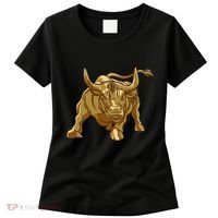 Bitcoin Crypto Golden Bull Btc Graphic Women's T-Shirt thumb 0